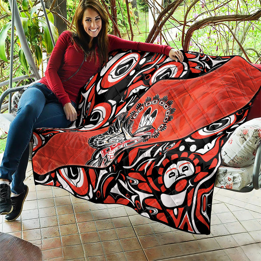 Canada National Indigenous Peoples Day Quilt Haida Art Eagle