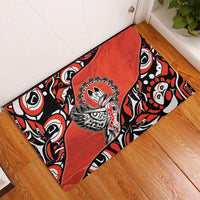 Canada National Indigenous Peoples Day Rubber Doormat Haida Art Eagle