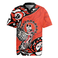 Canada National Indigenous Peoples Day Rugby Jersey Haida Art Eagle