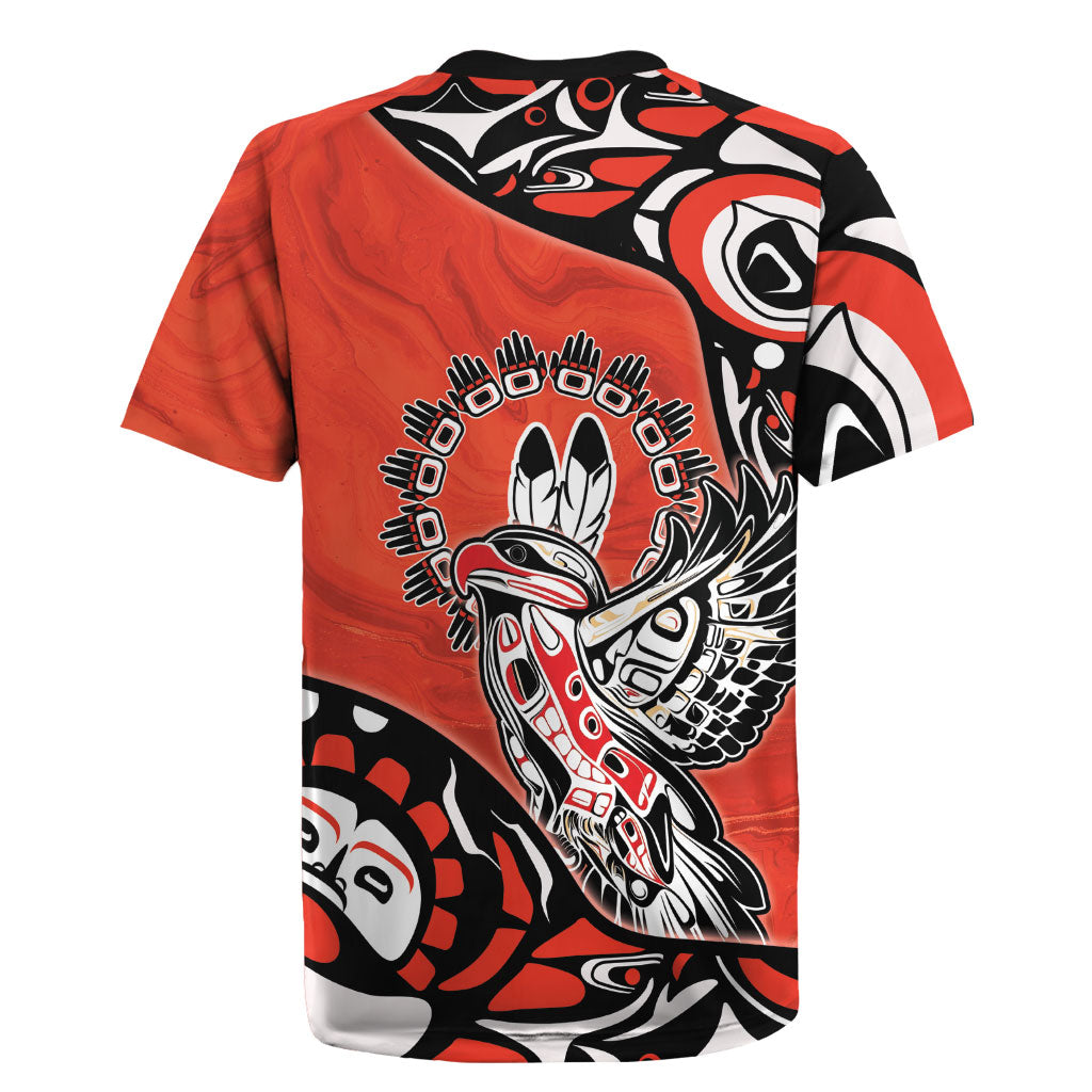 Canada National Indigenous Peoples Day Rugby Jersey Haida Art Eagle