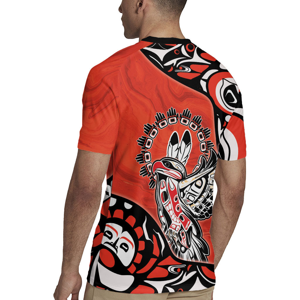 Canada National Indigenous Peoples Day Rugby Jersey Haida Art Eagle