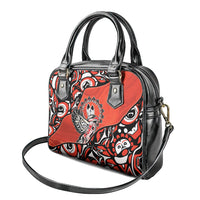 Canada National Indigenous Peoples Day Shoulder Handbag Haida Art Eagle