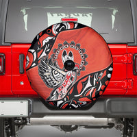 Canada National Indigenous Peoples Day Spare Tire Cover Haida Art Eagle