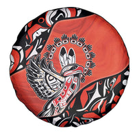 Canada National Indigenous Peoples Day Spare Tire Cover Haida Art Eagle