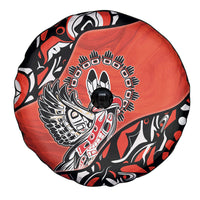 Canada National Indigenous Peoples Day Spare Tire Cover Haida Art Eagle