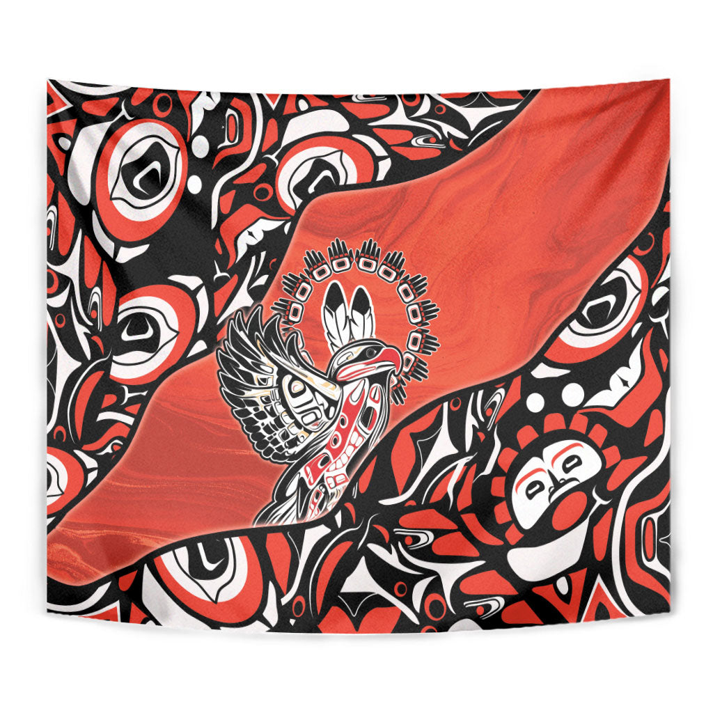 Canada National Indigenous Peoples Day Tapestry Haida Art Eagle