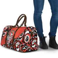 Canada National Indigenous Peoples Day Travel Bag Haida Art Eagle