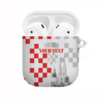 Personalized Croatia Hrvatska AirPods Case National Day 2026 White Version