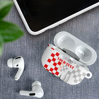 Personalized Croatia Hrvatska AirPods Case National Day 2026 White Version