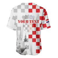 Personalized Croatia Hrvatska Baseball Jersey National Day 2026 White Version