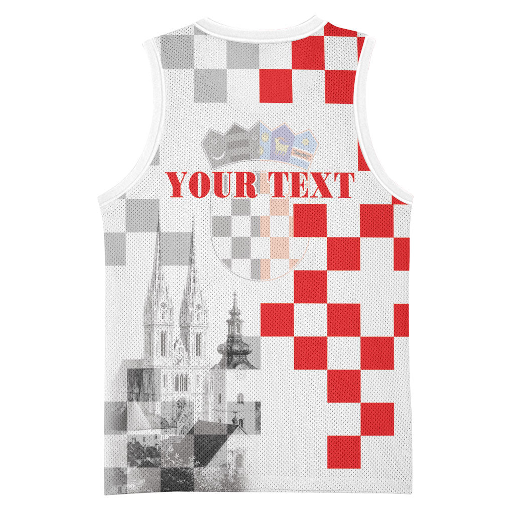 Personalized Croatia Hrvatska Basketball Jersey National Day 2026 White Version