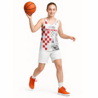 Personalized Croatia Hrvatska Basketball Jersey National Day 2026 White Version