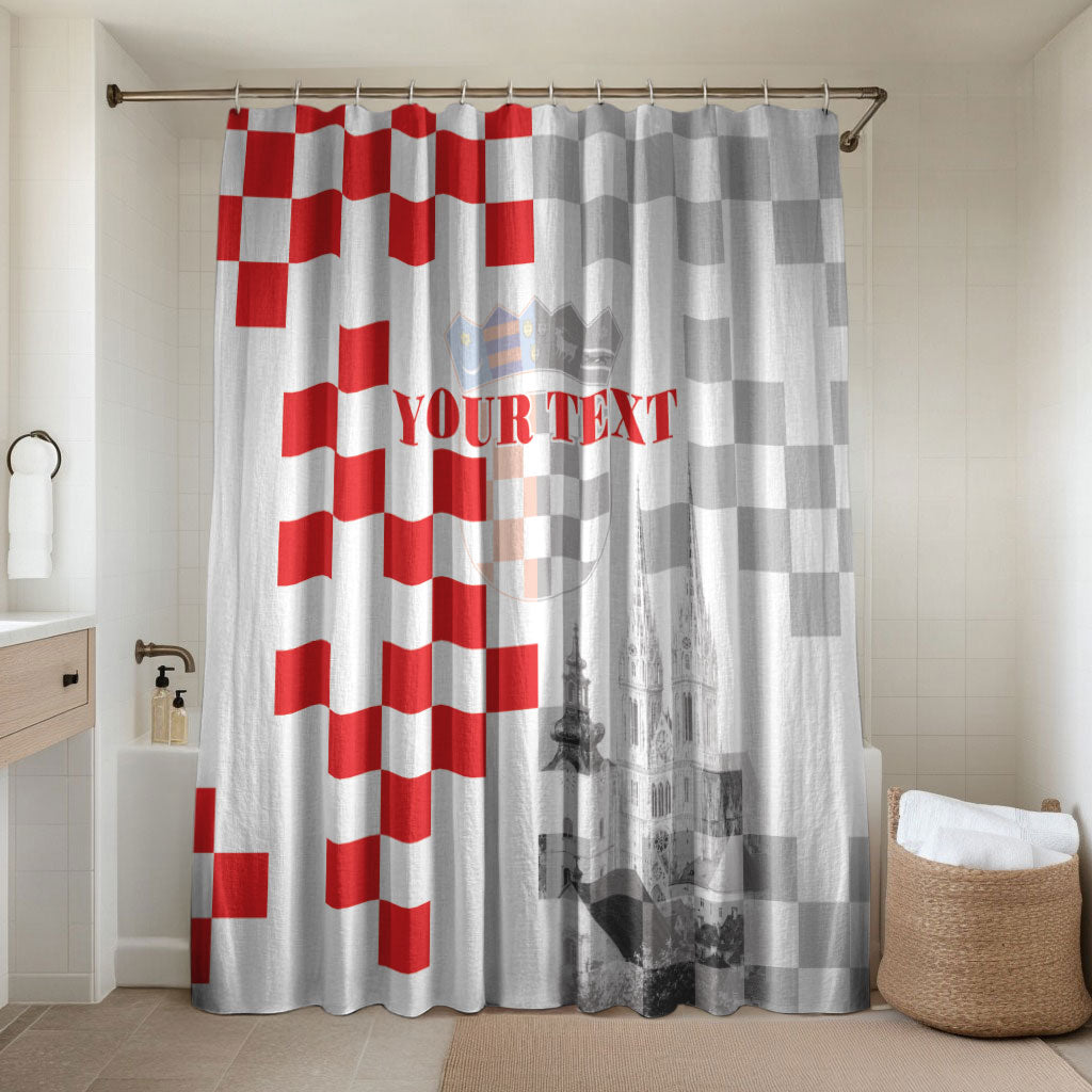 Personalized Croatia Hrvatska Bathroom Set National Day 2026 White Version