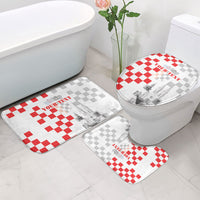 Personalized Croatia Hrvatska Bathroom Set National Day 2026 White Version