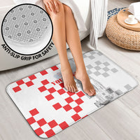 Personalized Croatia Hrvatska Bathroom Set National Day 2026 White Version