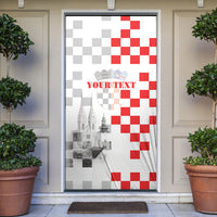 Personalized Croatia Hrvatska Door Cover National Day 2026 White Version