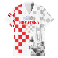 Personalized Croatia Hrvatska Hawaiian Shirt National Day 2026 White Version