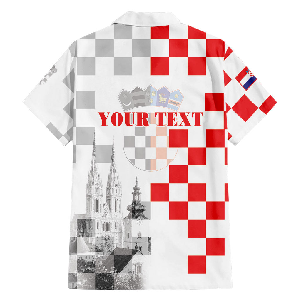 Personalized Croatia Hrvatska Hawaiian Shirt National Day 2026 White Version