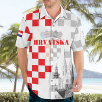 Personalized Croatia Hrvatska Hawaiian Shirt National Day 2026 White Version