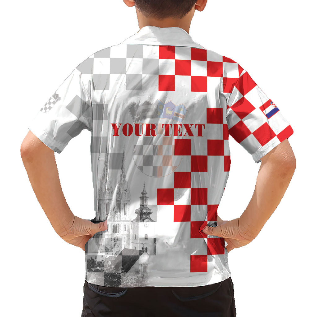 Personalized Croatia Hrvatska Hawaiian Shirt National Day 2026 White Version