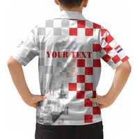 Personalized Croatia Hrvatska Kid Hawaiian Shirt National Day 2026 White Version LT05