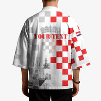 Personalized Croatia Hrvatska Kimono National Day 2026 White Version