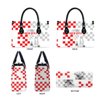 Personalized Croatia Hrvatska Leather Bag National Day 2026 White Version