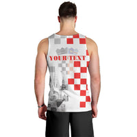 Personalized Croatia Hrvatska Men Tank Top National Day 2026 White Version