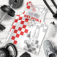 Personalized Croatia Hrvatska Men Tank Top National Day 2026 White Version