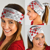 Personalized Croatia Hrvatska Neck Gaiter National Day 2026 White Version