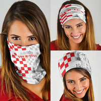 Personalized Croatia Hrvatska Neck Gaiter National Day 2026 White Version