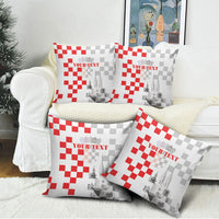 Personalized Croatia Hrvatska Pillow Cover National Day 2026 White Version