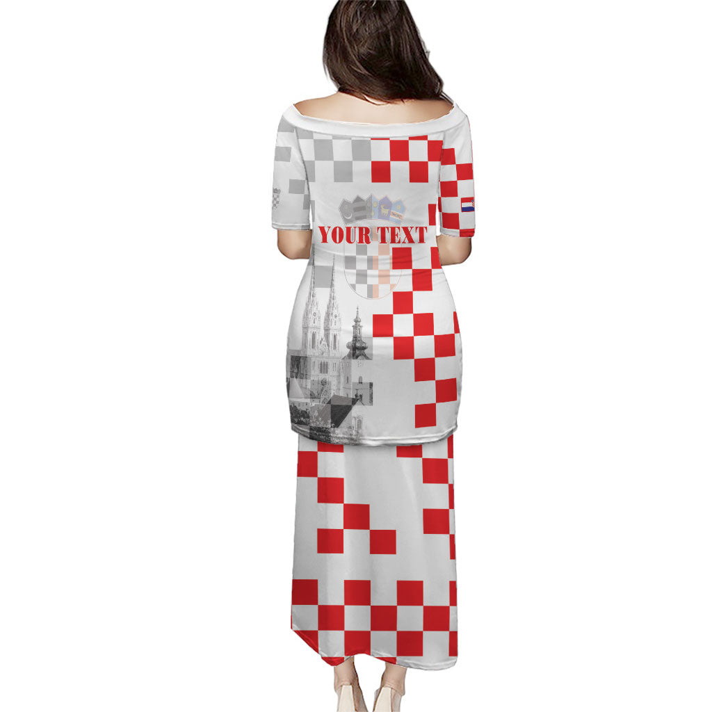 Personalized Croatia Hrvatska Puletasi National Day 2026 White Version