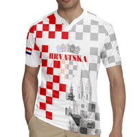 Personalized Croatia Hrvatska Rugby Jersey National Day 2026 White Version