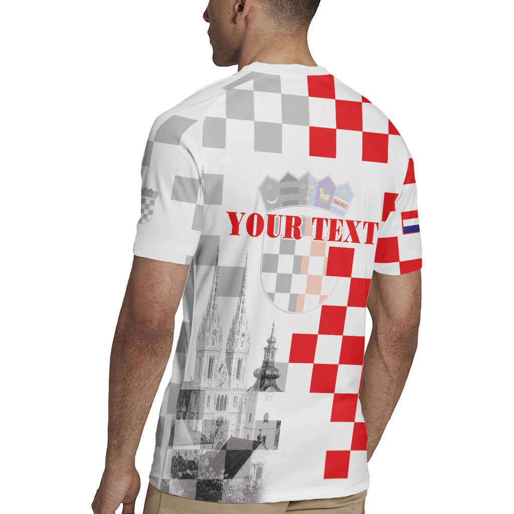 Personalized Croatia Hrvatska Rugby Jersey National Day 2026 White Version