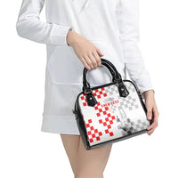Personalized Croatia Hrvatska Shoulder Handbag National Day 2026 White Version
