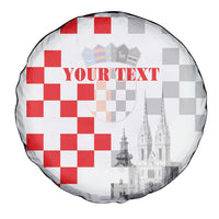 Personalized Croatia Hrvatska Spare Tire Cover National Day 2026 White Version
