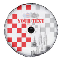 Personalized Croatia Hrvatska Spare Tire Cover National Day 2026 White Version
