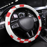 Croatia Hrvatska Steering Wheel Cover National Day 2026 White Version