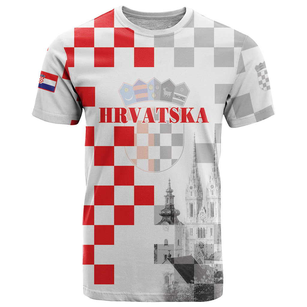 Personalized Croatia Hrvatska T Shirt National Day 2026 White Version
