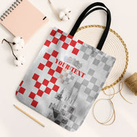 Personalized Croatia Hrvatska Tote Bag National Day 2026 White Version