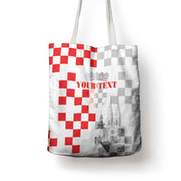 Personalized Croatia Hrvatska Tote Bag National Day 2026 White Version