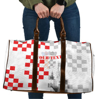 Personalized Croatia Hrvatska Travel Bag National Day 2026 White Version