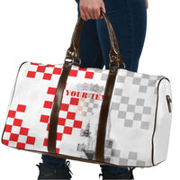 Personalized Croatia Hrvatska Travel Bag National Day 2026 White Version