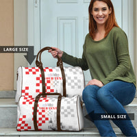 Personalized Croatia Hrvatska Travel Bag National Day 2026 White Version