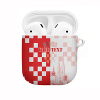 Personalized Croatia Hrvatska AirPods Case National Day 2026 Red Version