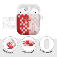 Personalized Croatia Hrvatska AirPods Case National Day 2026 Red Version