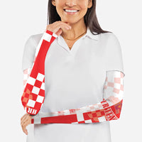 Personalized Croatia Hrvatska Arm Sleeves National Day 2026 Red Version