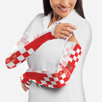 Personalized Croatia Hrvatska Arm Sleeves National Day 2026 Red Version