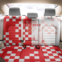 Personalized Croatia Hrvatska Back Car Seat Cover National Day 2026 Red Version